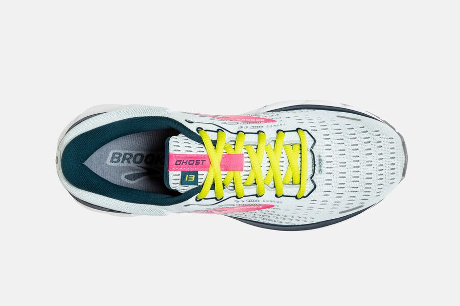 Brooks Running Shoes Womens Grey/Pink - Ghost 13 Road - 1953-TYFCP